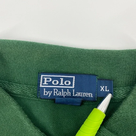 Polo Ralph Lauren Shirt Mens XL Green Double Big Pony NY 1967 Preppy Equestrian - Picture 10 of 12